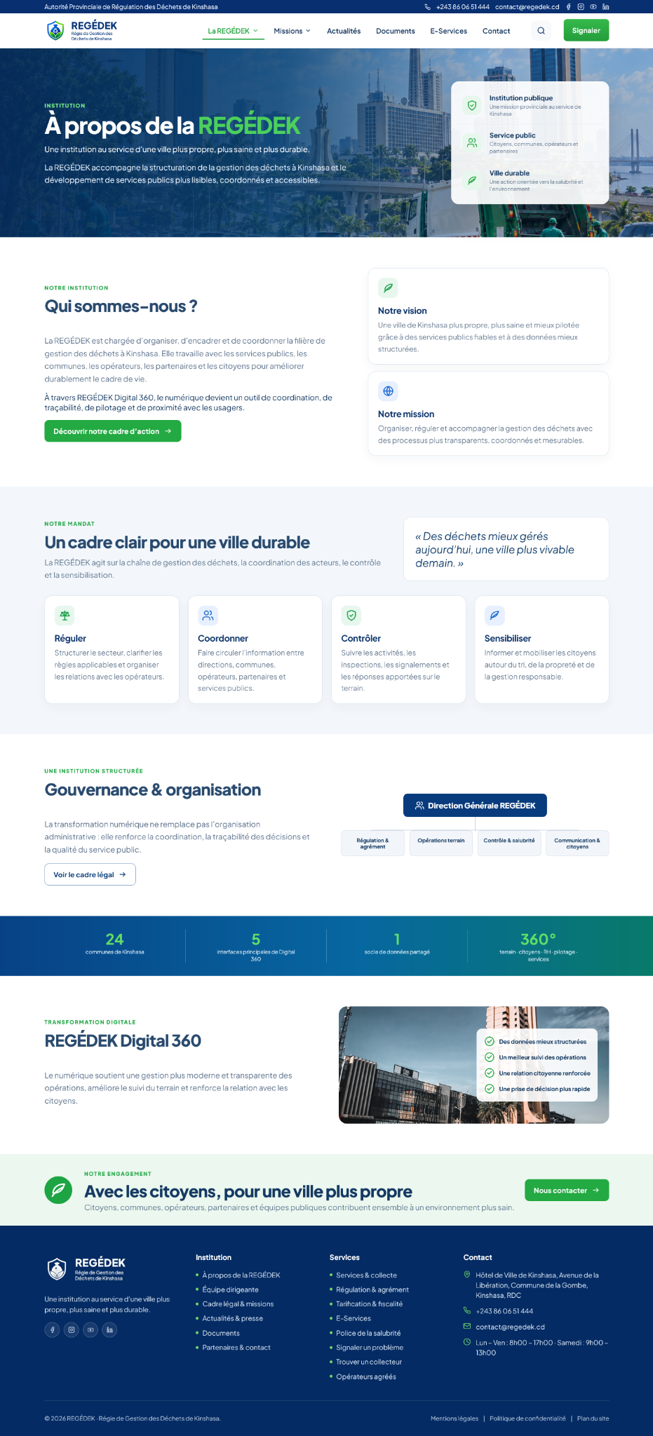 Site institutionnel REGÉDEK